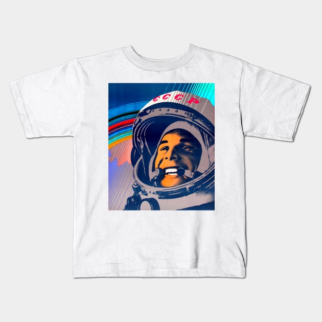 YURI GAGARIN Kids T-Shirt by truthtopower